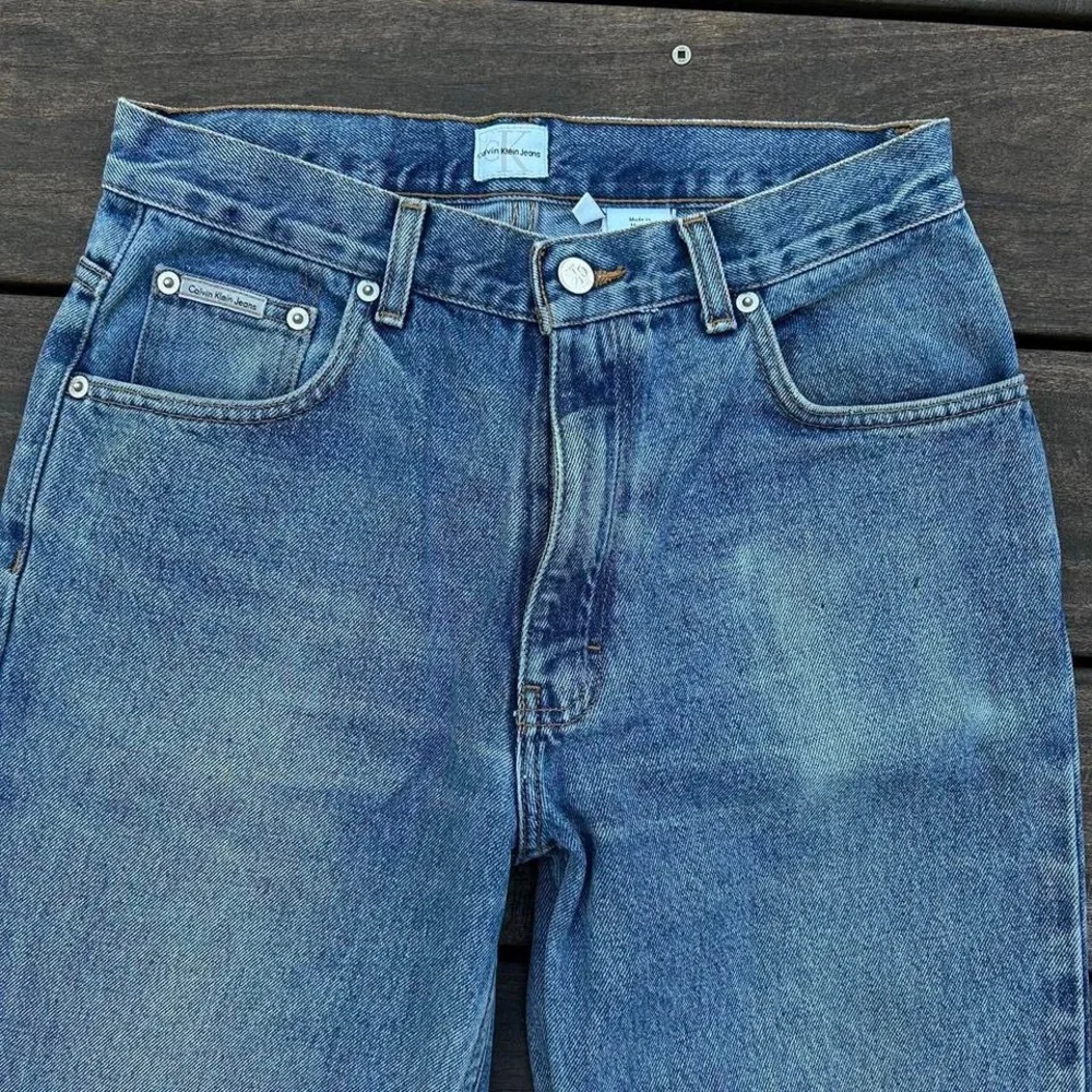 Vintage Blue Light Wash Vintage 90s Calvin Klein Jeans - Picture 4 of 7